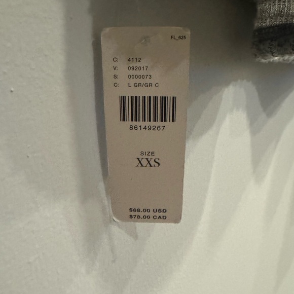 Anthropologie Pilcro gray sweater NEW size XXS - Picture 5 of 6